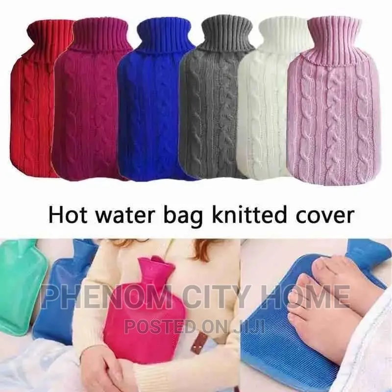 Hit Water Bottle With Knitted Cover