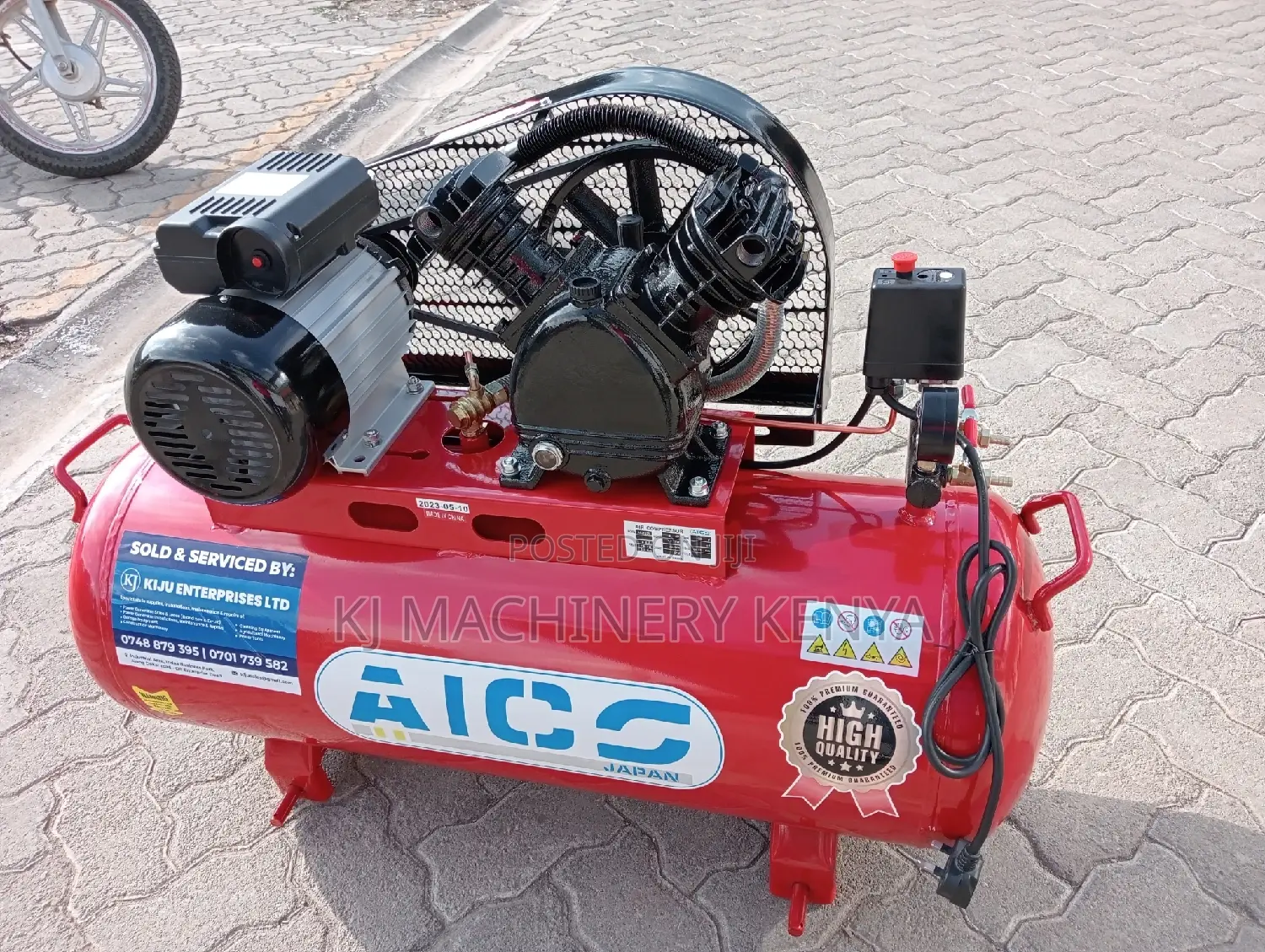 (100 Litres )Quality Belt Driven Air Compressor
