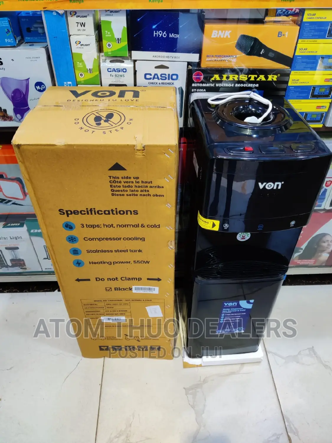 *Von Dispenser 3taps Compressor Cooling at ,.