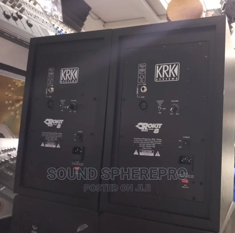 KRK 8 8 Inch Monitor Speakers