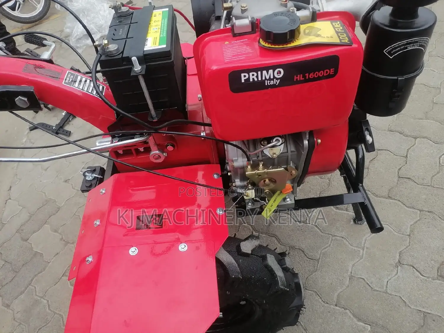 Power Tiller-Diesel Powered 16hp Engine-Electric Start.