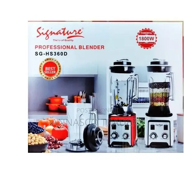 Signature 1800W Powerful Commercial Blender 4L Unbreakable J