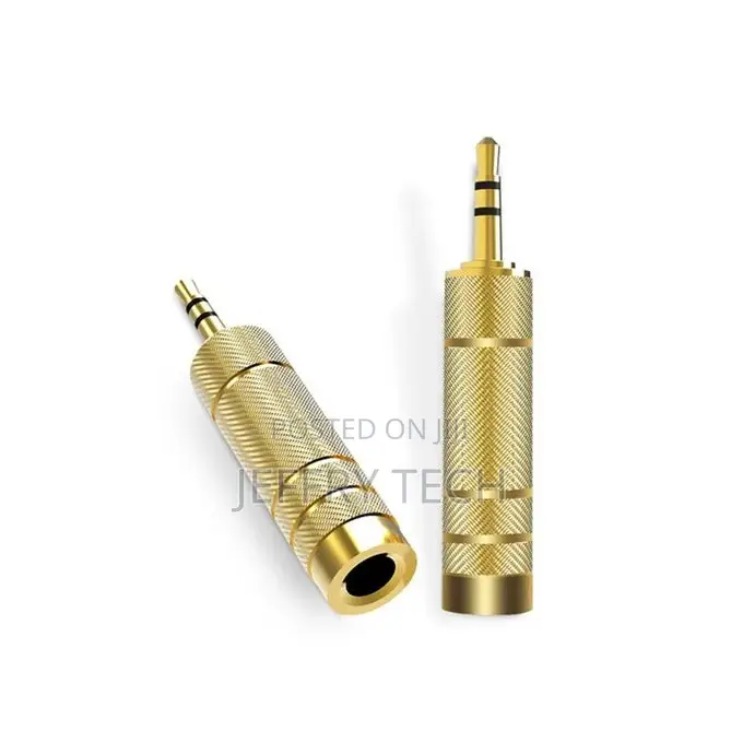 Headset 3.5 to 6.5 Converter 3.5mm Male to 6.5mm Female Jack