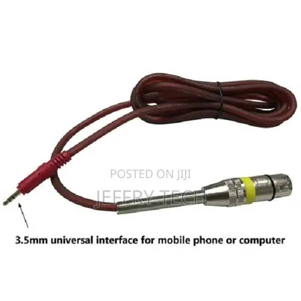 3.5mm Microphone Audio Cable XLR to 3.5mm Female Jack