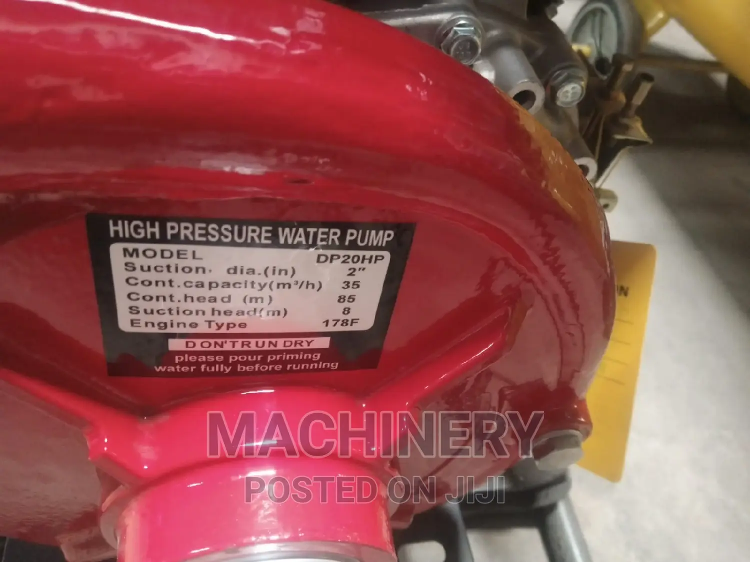 16hp High Pressure Diesel Water Pump