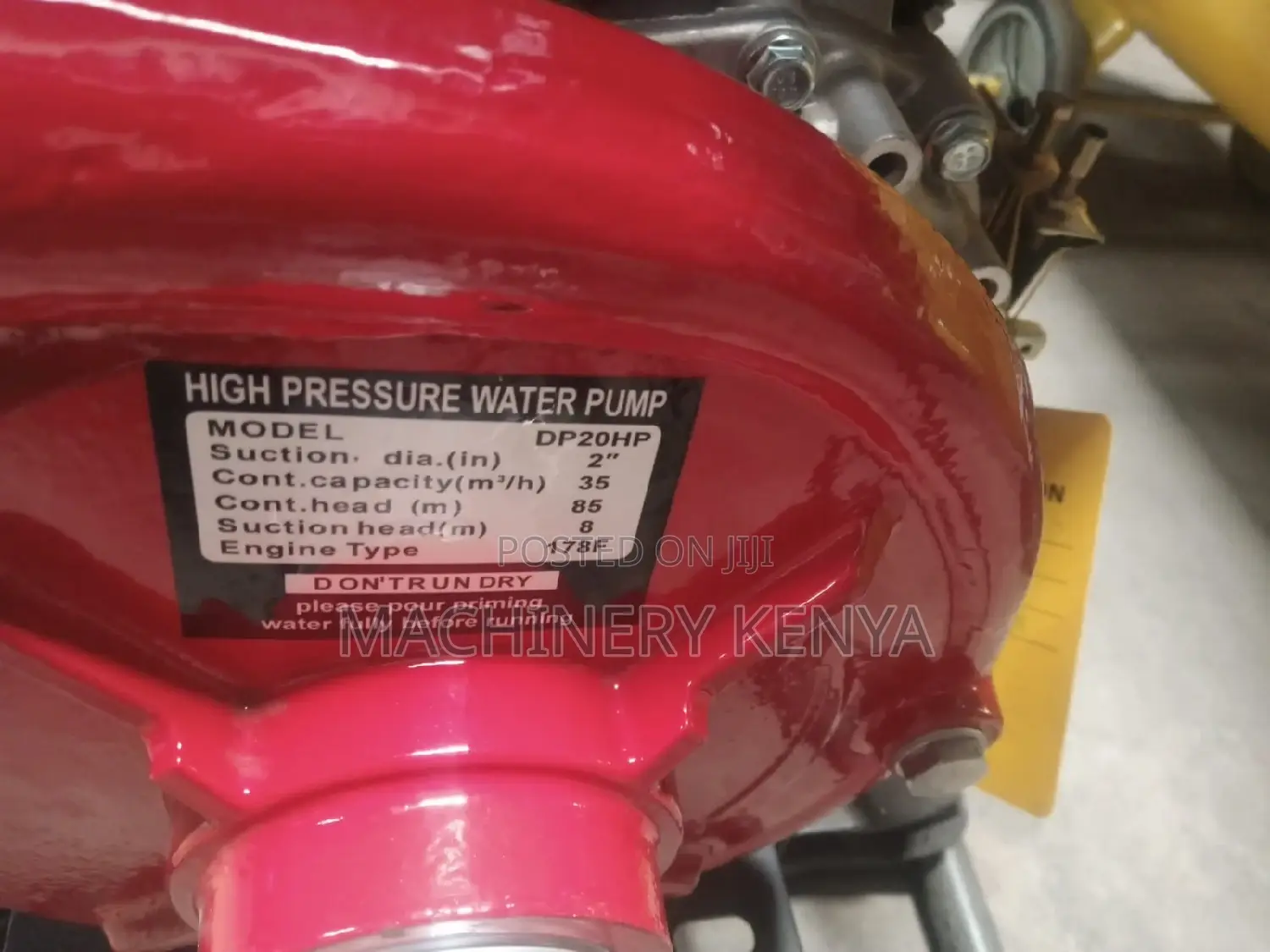 16hp High Pressure Diesel Water Pump