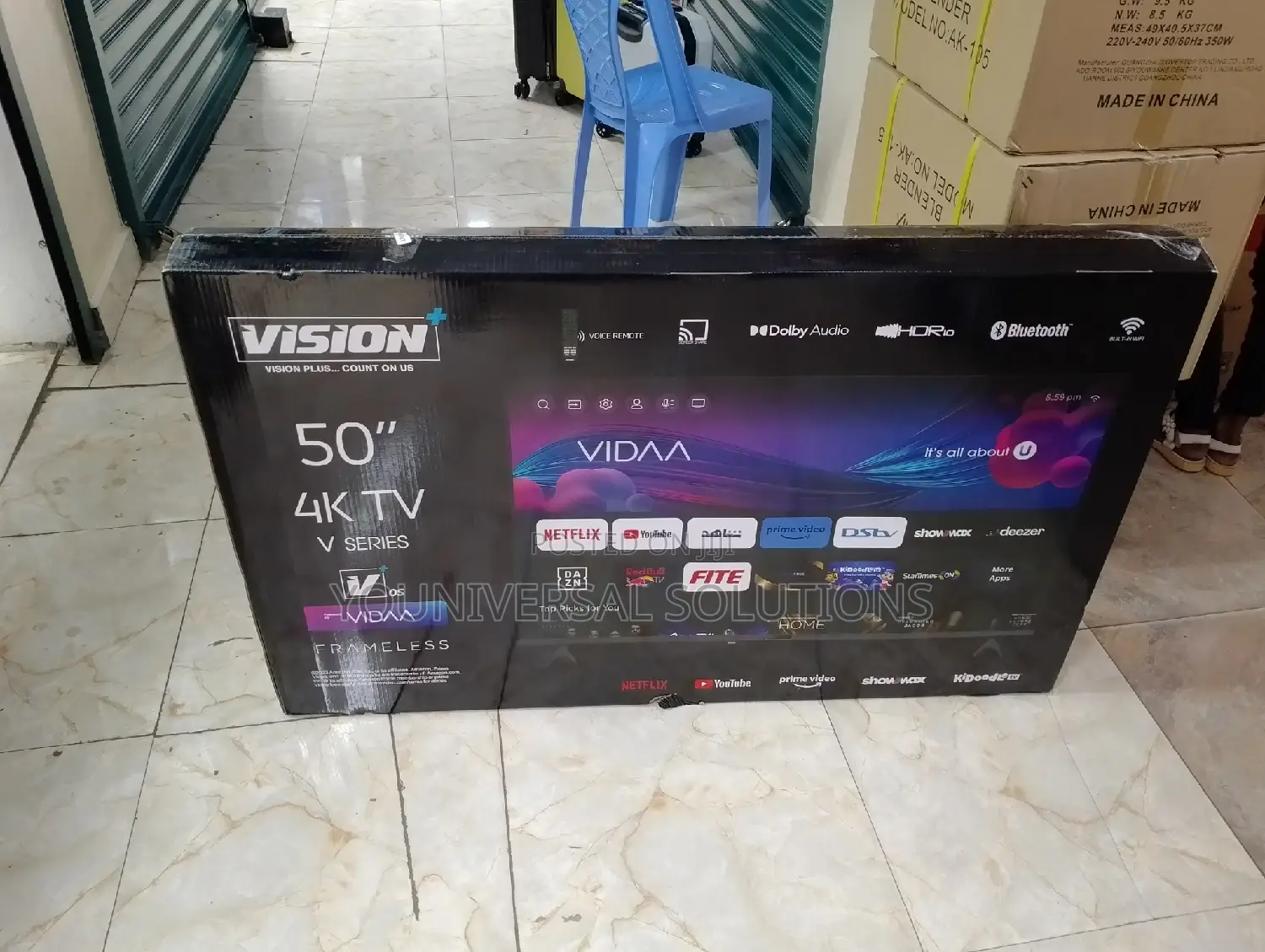 Vision Plus 50′′ Smart Uhd Frameless Vidaa