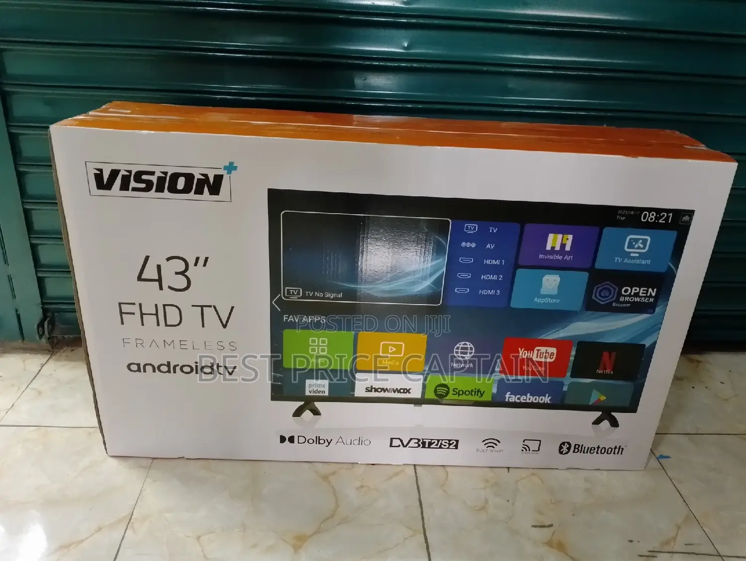 Vision Plus 43′′ Smart 1080 FHD Frameless Vidaa Tv