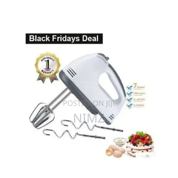 Scarlet 7 Speed Kitchen Dough / Egg Mixer