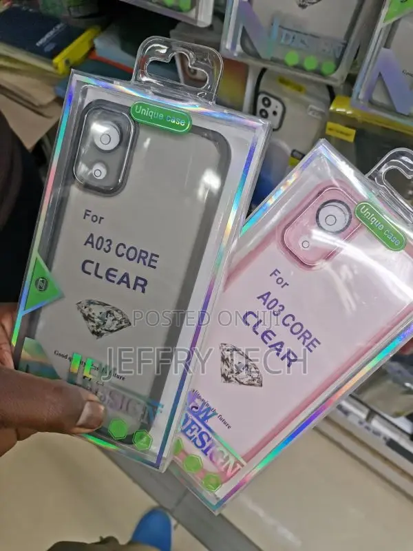 Samsung A03 Core Clear Cute Gradient Phone Case Slim Anti Sc