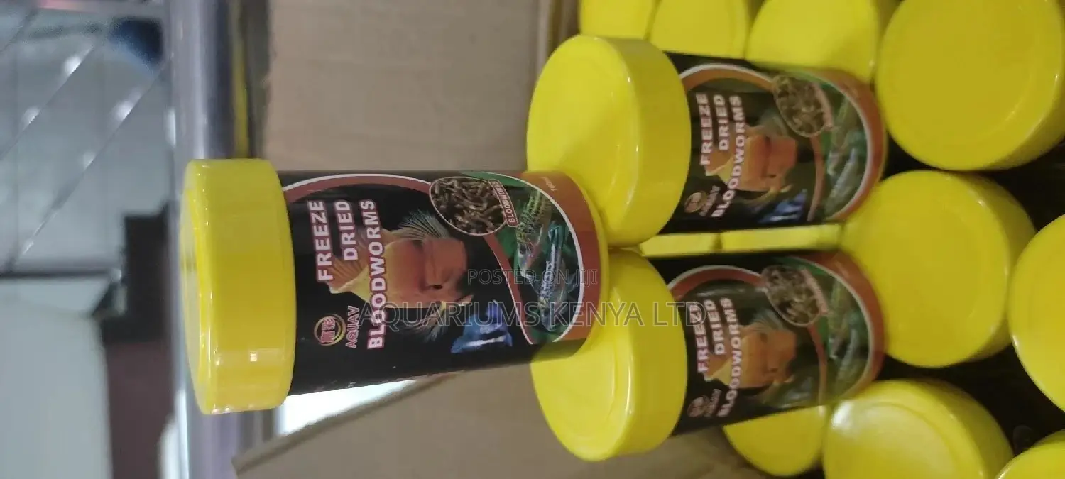 Quality Dried Bloodworms, Fish Food.