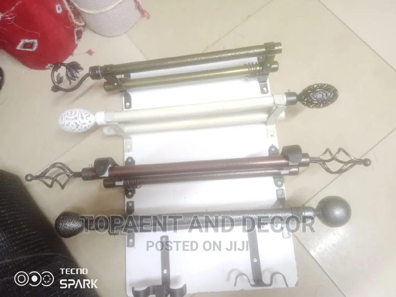 Jua Kali Curtain Rods Jua Kali Curtain Rods Available