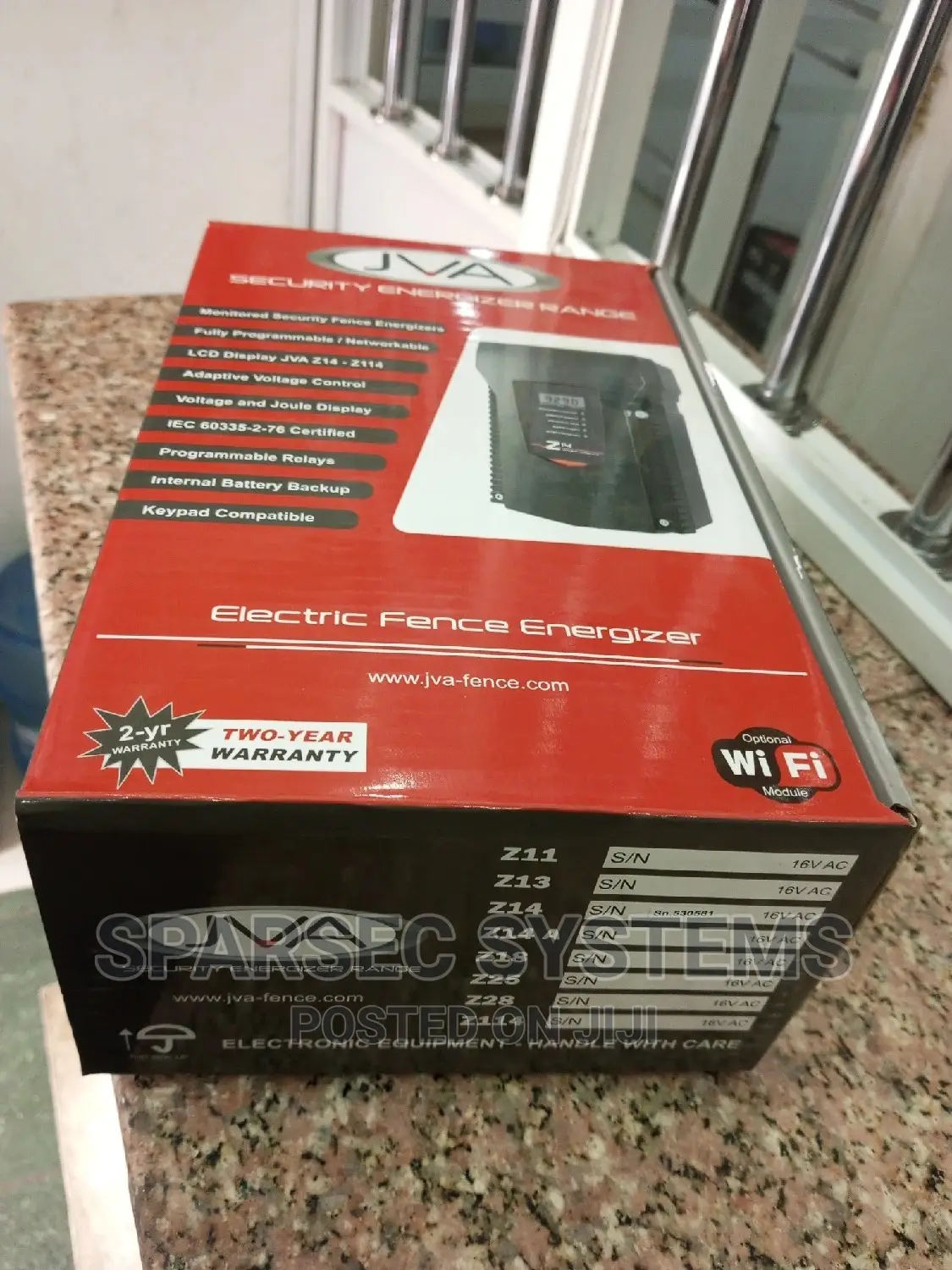 JVA Z14 Security Energizer 5 Joule With LCD Display
