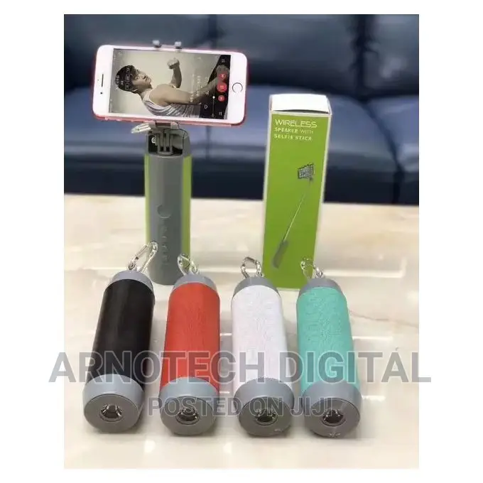 5in1bluetooth Speaker Powerbank Selfie Stick Torch