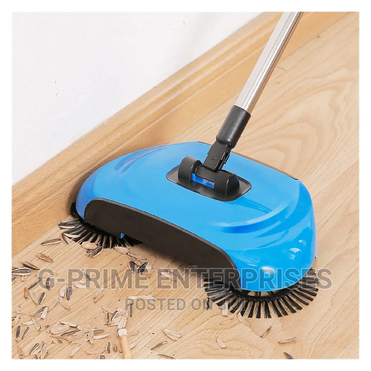 Hand Push Floor Sweeper - Rotating Broom