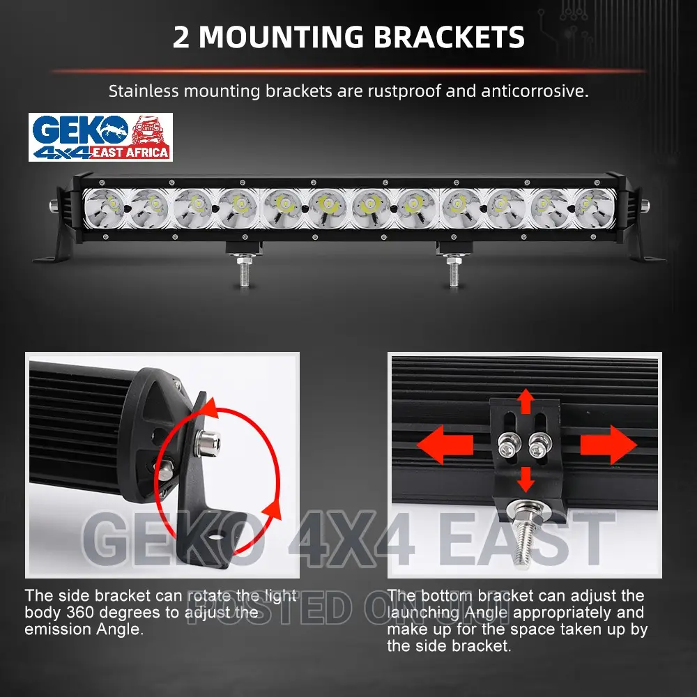 LED Bar, 20 Inch 90 Watts, Spot Beam, Single Row
