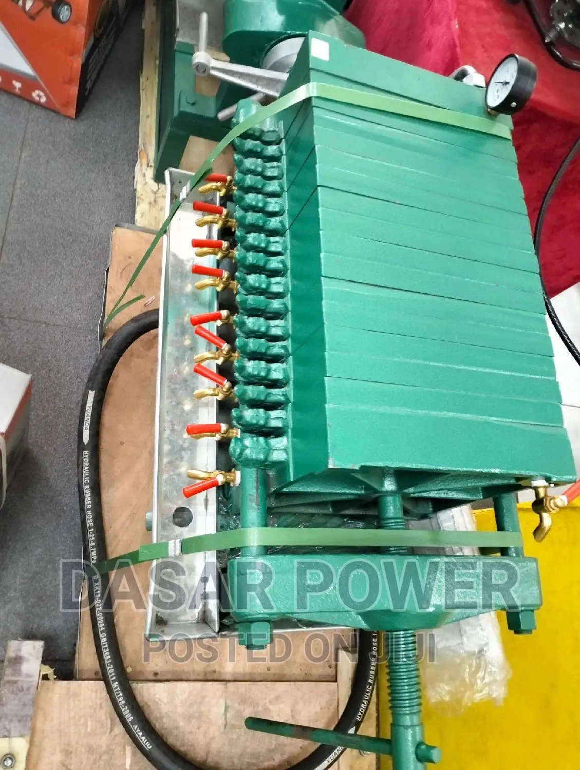 Oil Filtering Machine.