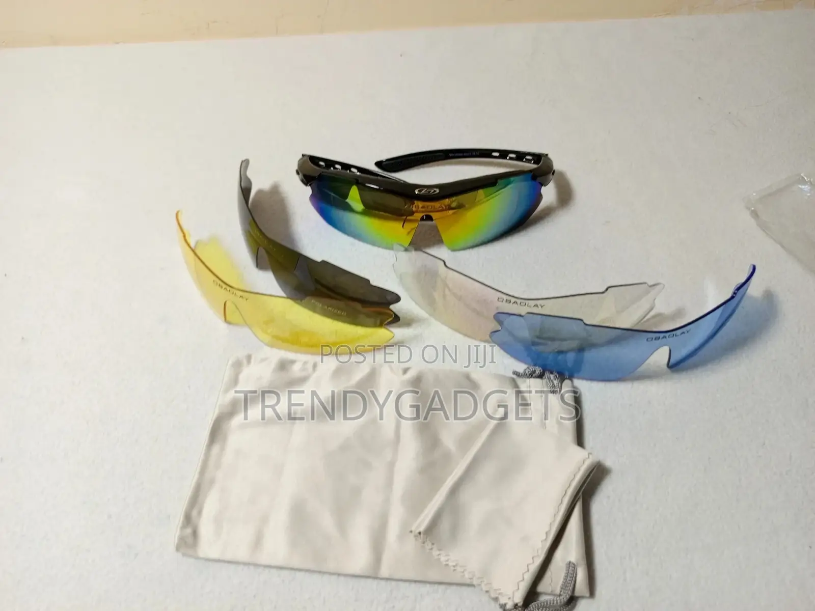 5 Lens Prescription Sport Glasses Interchangeable