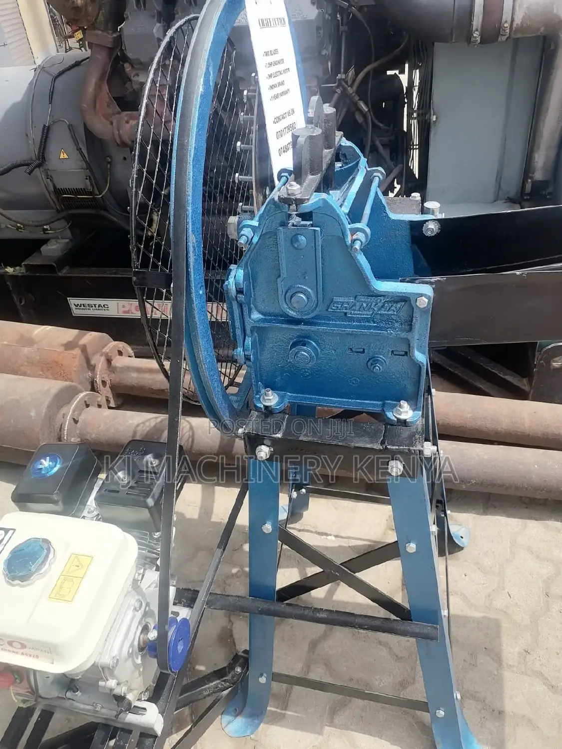 Chaff Cutter-Petrol Powered 7.5 Engine~Quality Assured.