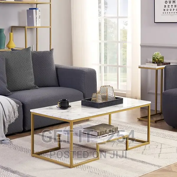 Luxury Marble Effect Coffee Table