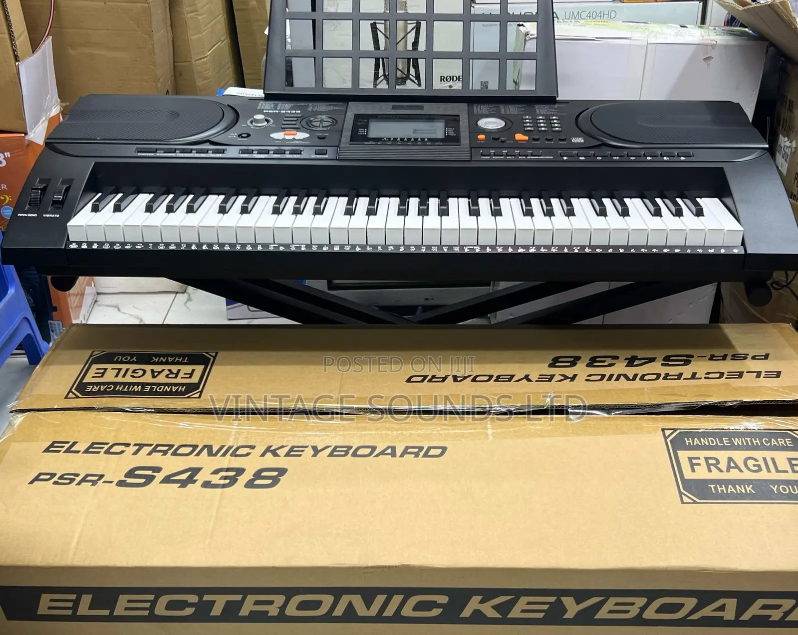 PSR S438 61 Keys Keyboard With High Quality Styles Voices