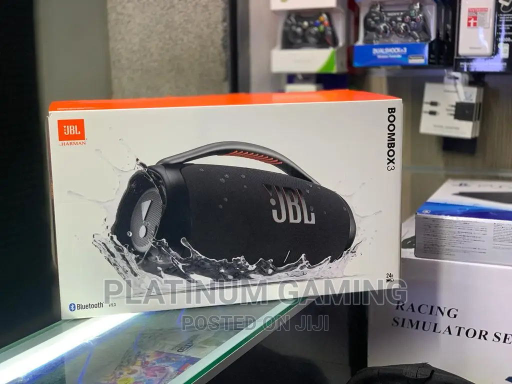 Jbl Boombox 3-24 Hours Of Playtime