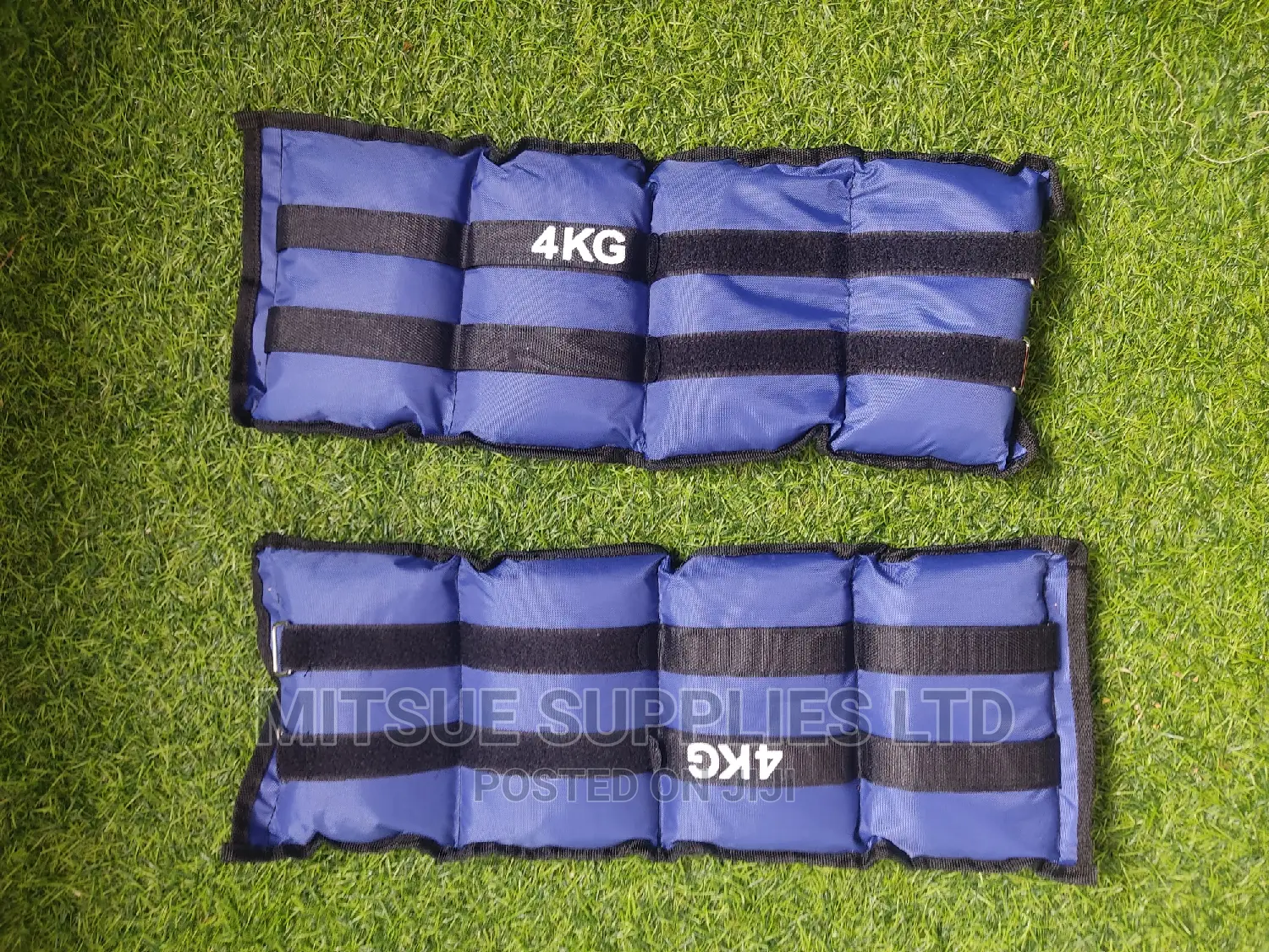 A Pair of Ankle Wrist Weight 8kg (4kg X2) Blue-Black