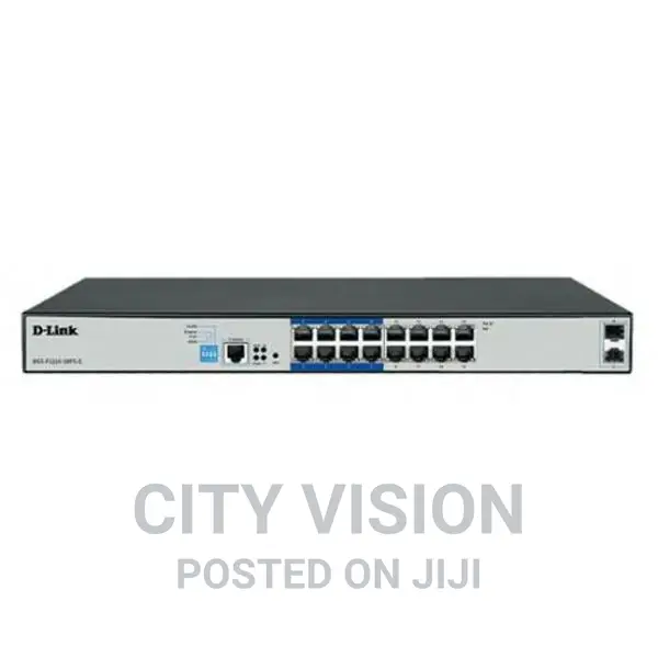D-Link DGS-F1210-18ps-E 16-Port Gigabit Long Range 250m
