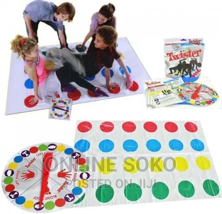 Indoor Outdoor TWISTER Kids Family Fun Game Play Mat