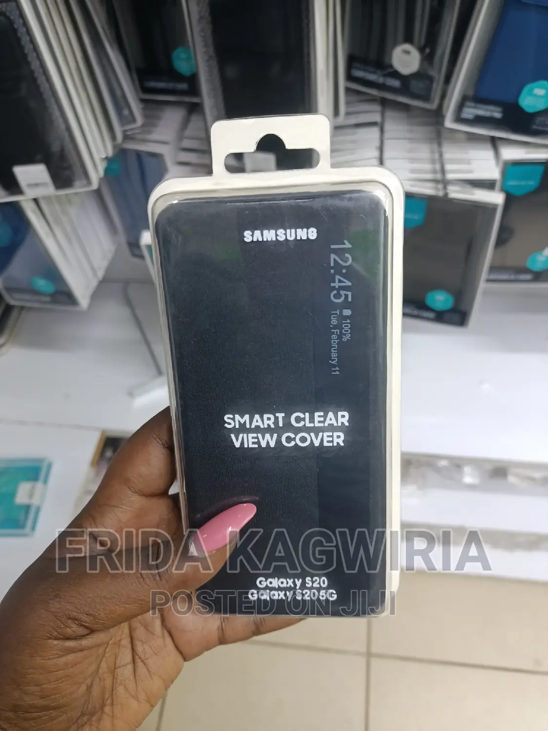 Smart Clear Flip Cover for Samsung Galaxy S20 5G