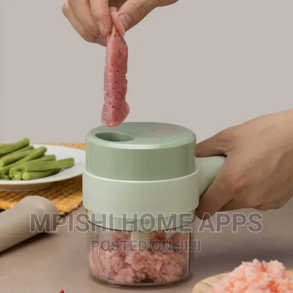 Handheld Electric Vegetable Cutter 4 in 1