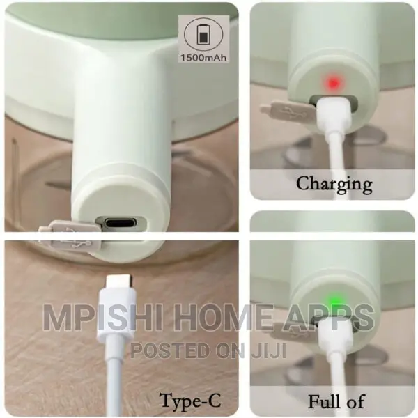 Handheld Electric Vegetable Cutter 4 in 1