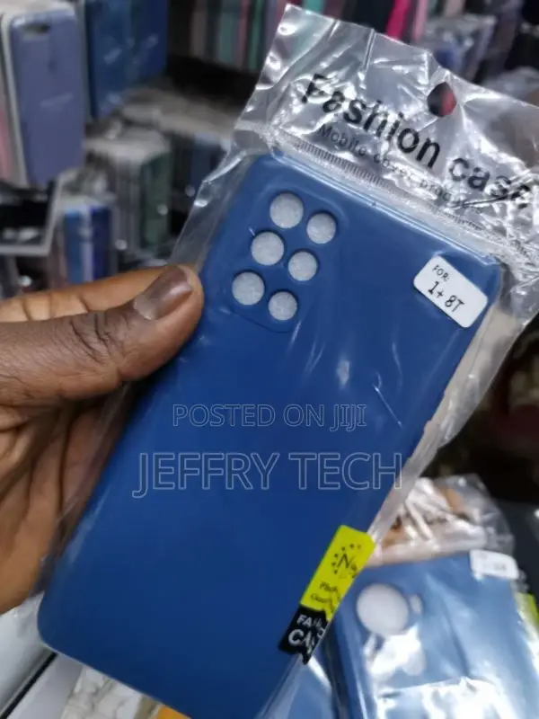 Black Case for Oneplus 8T Shockproof Silicone Soft Gel Rubbe