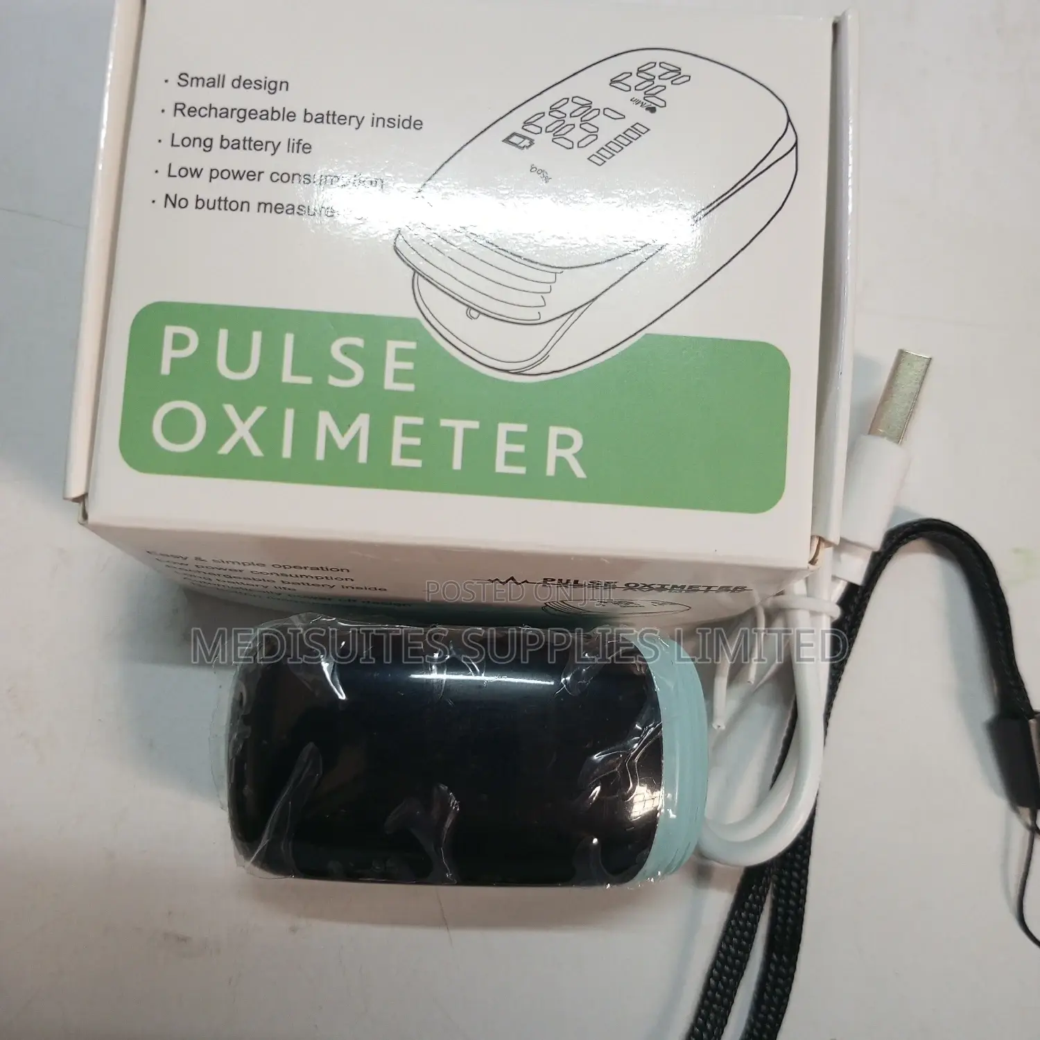 Rechargeable Pulse Oximeter.