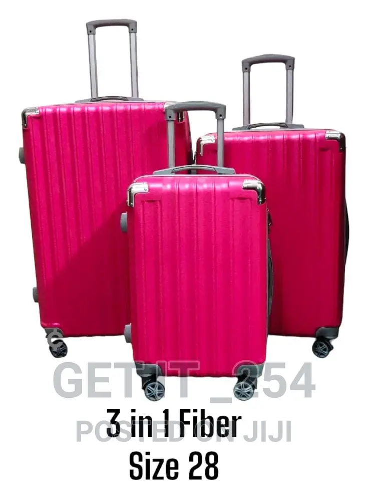 3 in One Fibre Suitcases