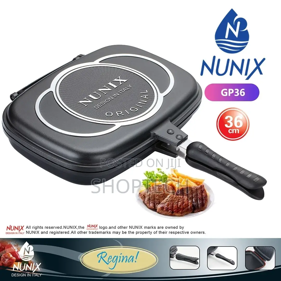 36cm Nunix Double Sided Grill Pan