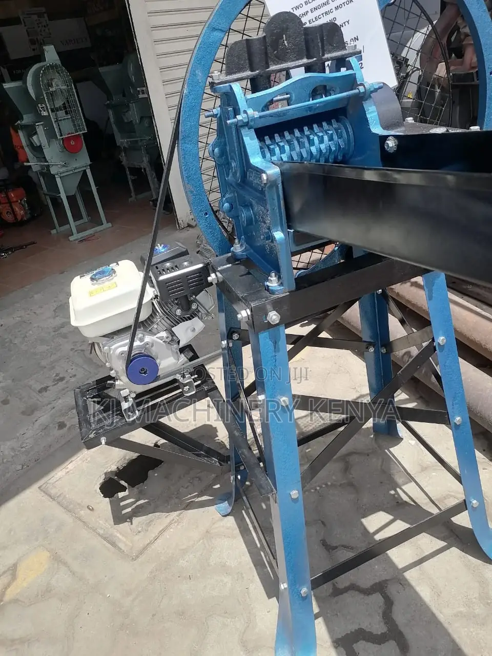 Gasoline Powered Chaff Cutter-2 Blade Engine