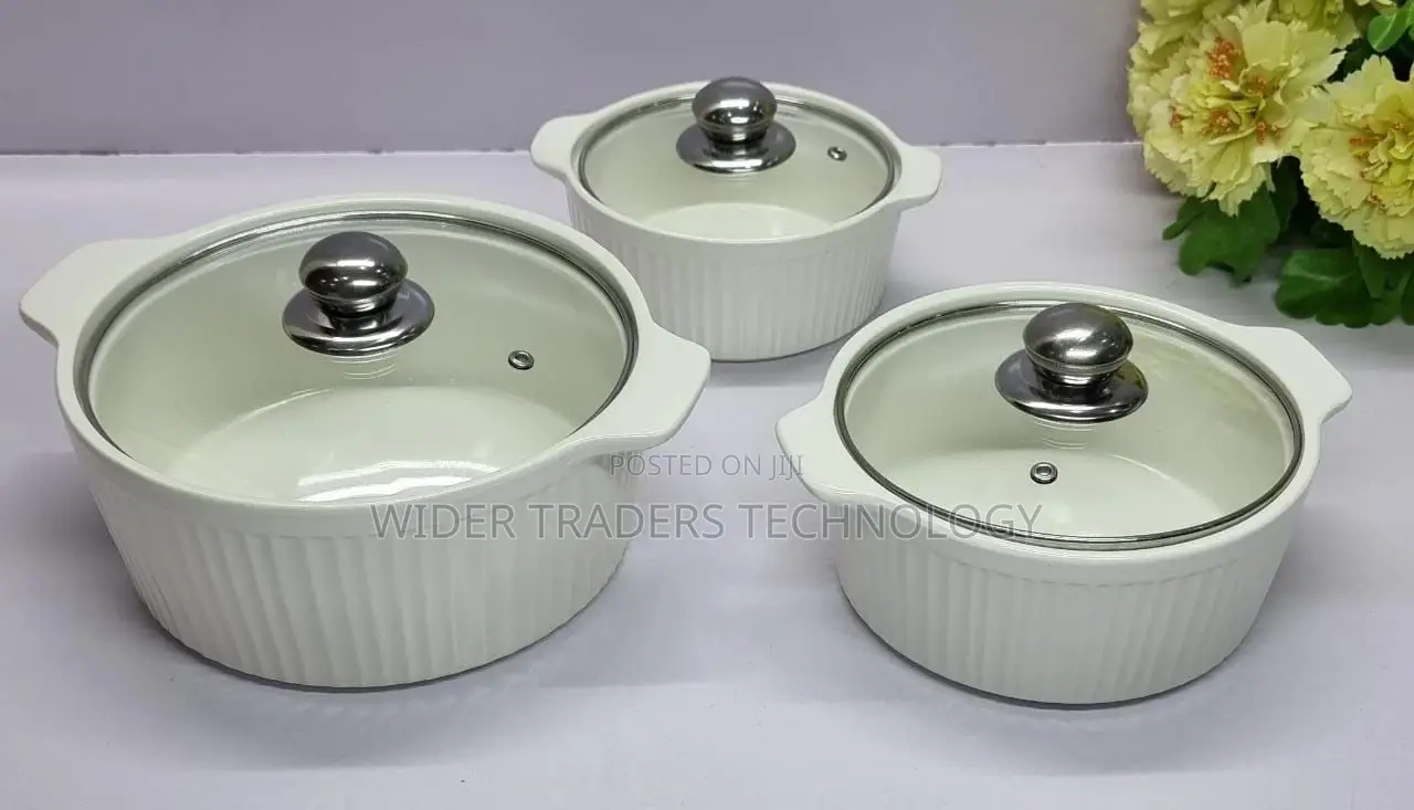 High Quality 3in1 Ceramic Soup Pots
