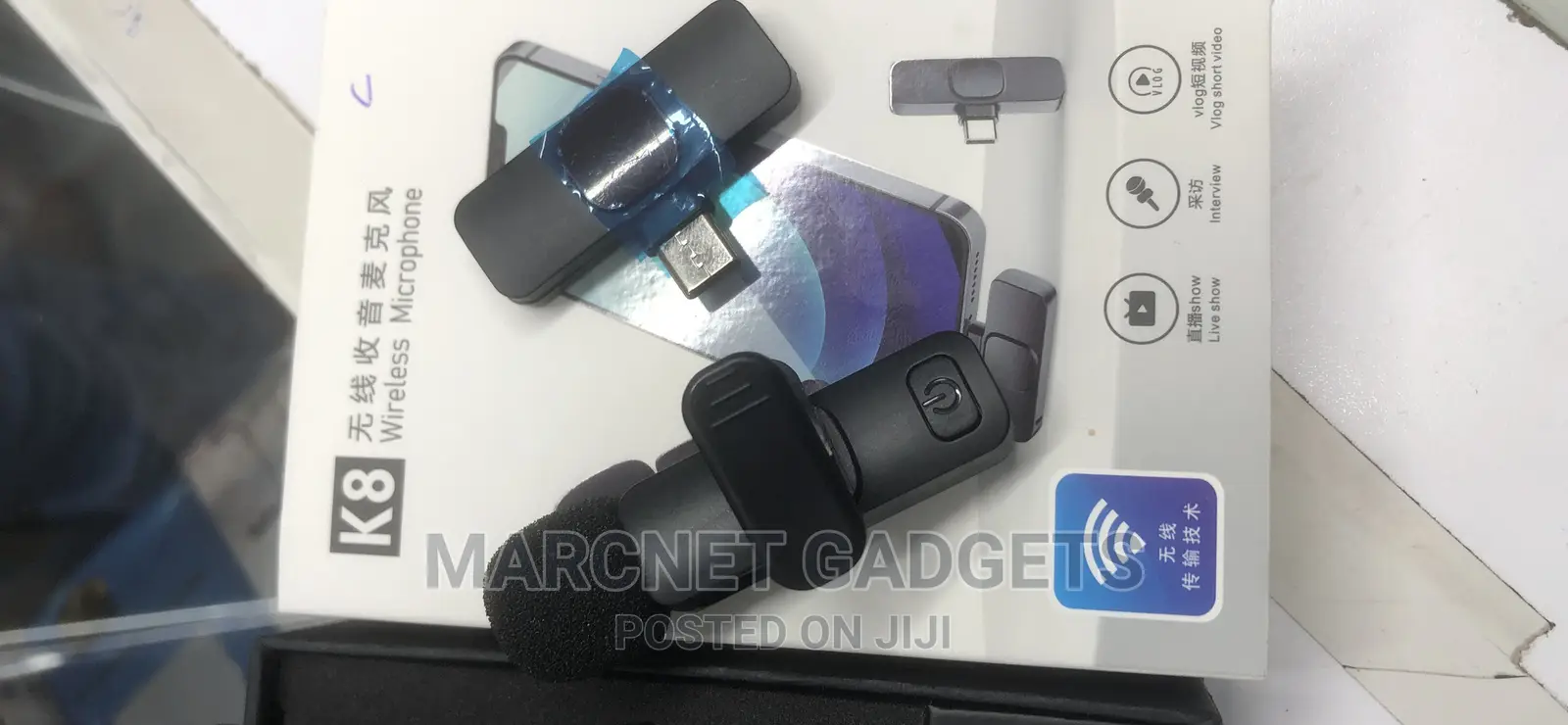 Wireless Usb C Microphone for Live Show Vlog