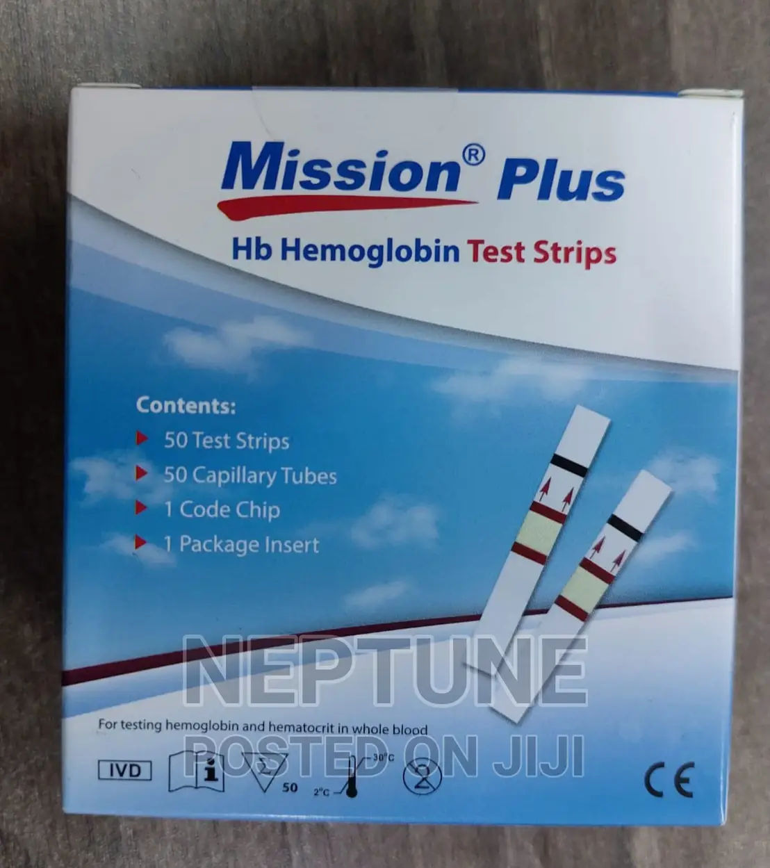 Mission Plus Hb Strips