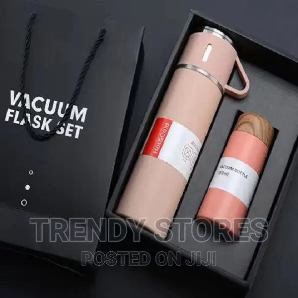 Vacuum Flask Gift Pack Set (500ml Thermo Cup , Lid Cup + 180