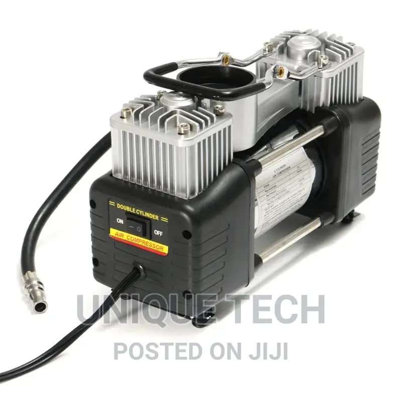 Portable Car Tyre Inflator - Double Cylinder