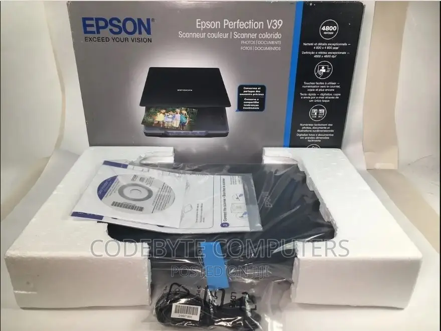 Epson V39 Flatbed Scanner