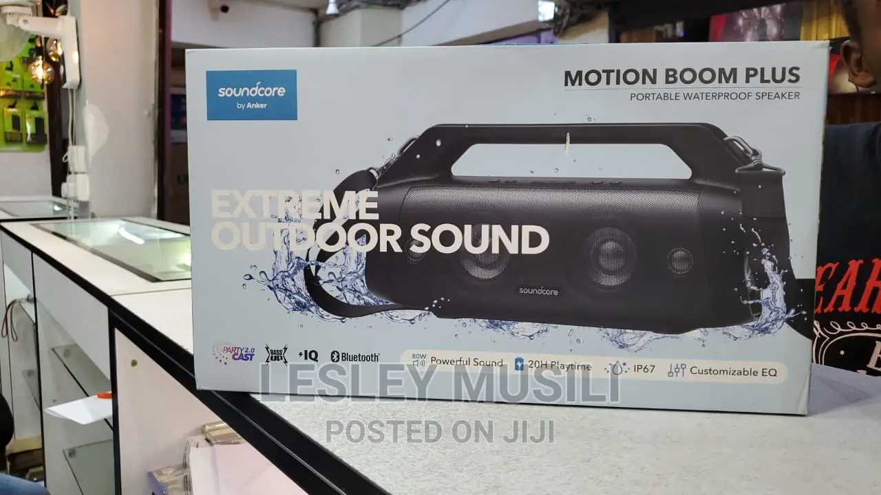 Motion Boom Plus Portable Water Proof Speaker(Anker)