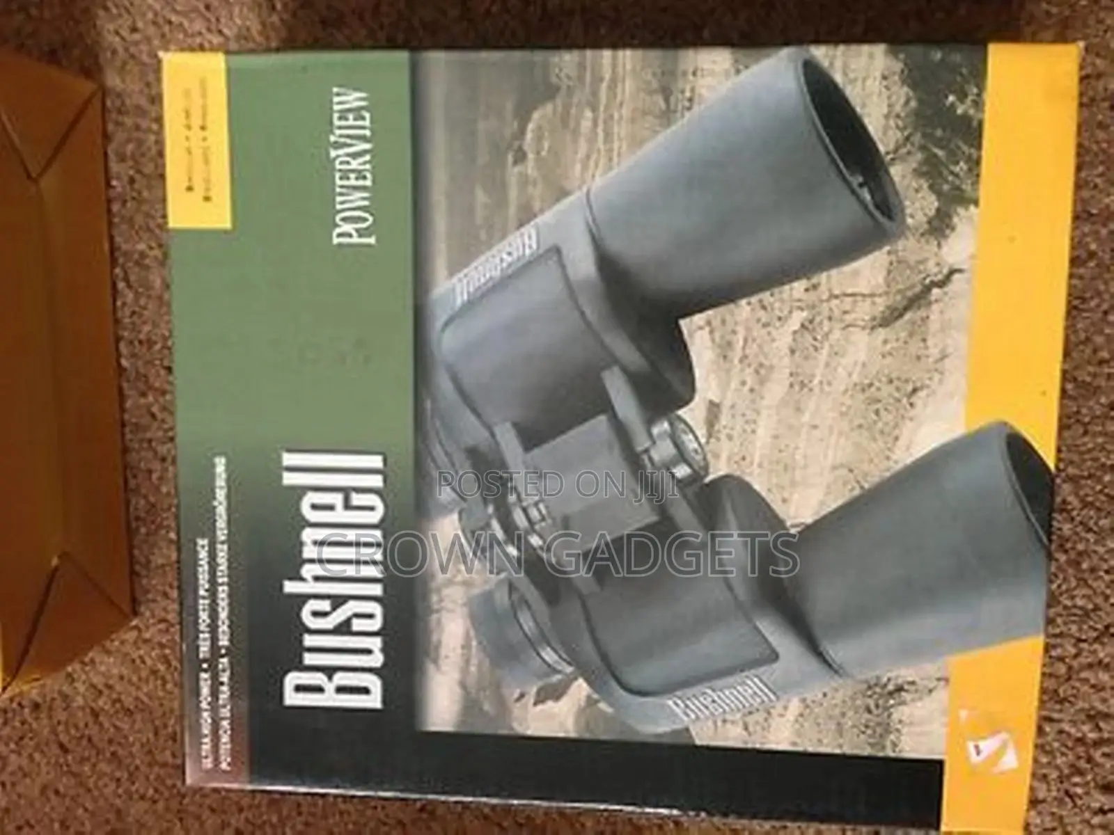 Binoculars Black Porro Prism With Case Bushnell 60×60