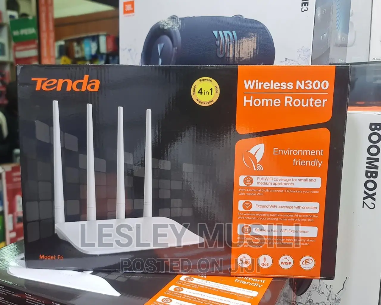 Tenda F6 Wireless and Wi-Fi Router 300mbps