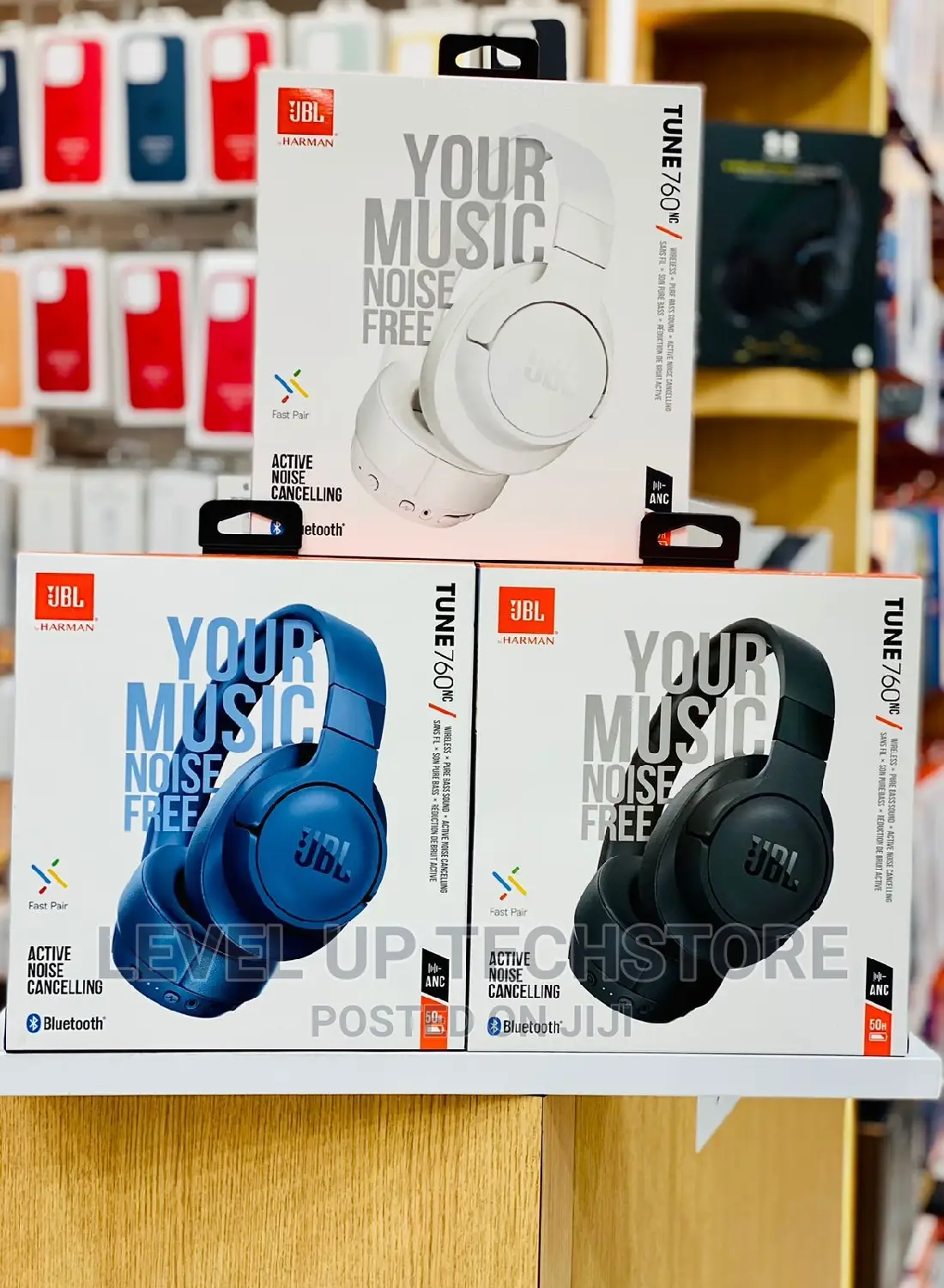 JBL Tune 760nc Wireless Bluetooth Headphones - New