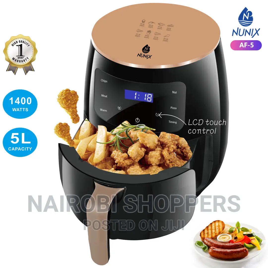 Air Fryer/Nunix Air Fryer 1400 Watts 5 Liters