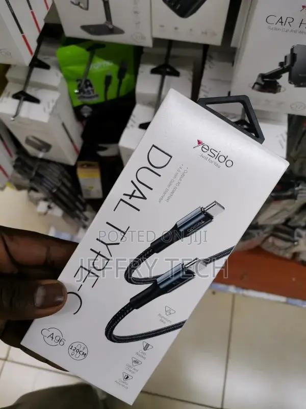 Yesido CA96 3A 66W USB-C / Type-C to USB-C / Type-C Fast Cha
