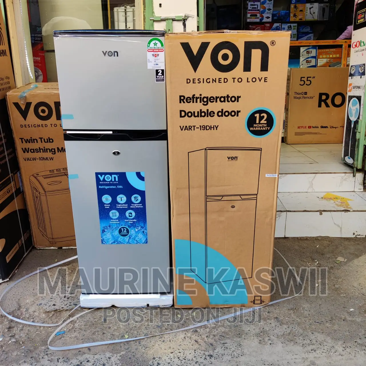Von Double Door 136l